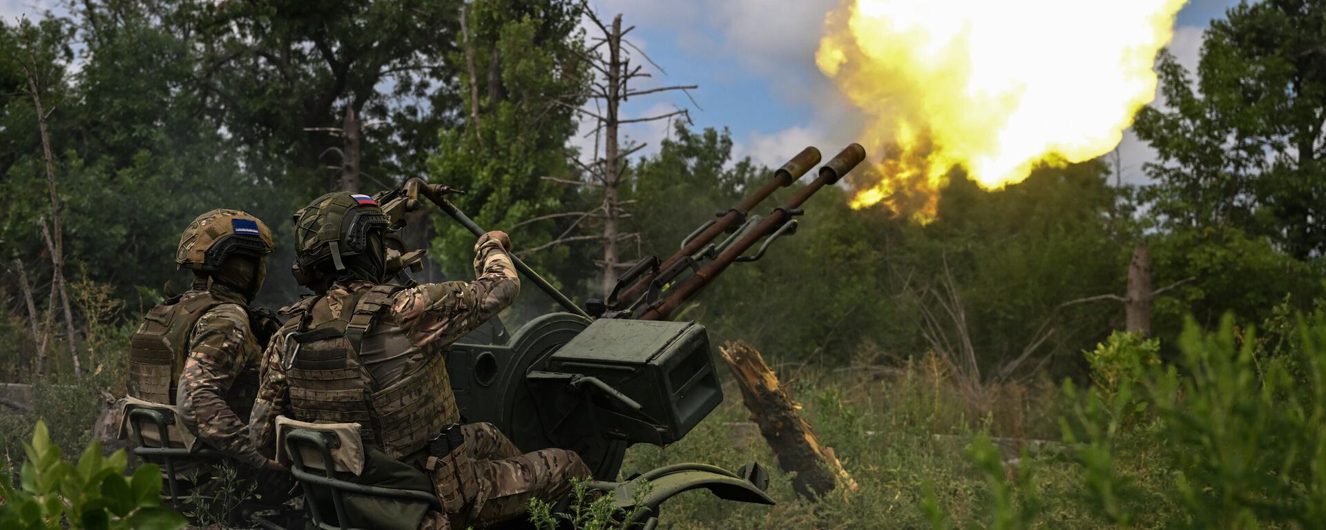 Soldados rusos en la zona de la operación militar especial - Sputnik Mundo, 1920, 08.08.2024