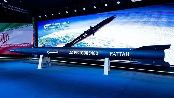Un misil de tipo Fattah - Sputnik Mundo
