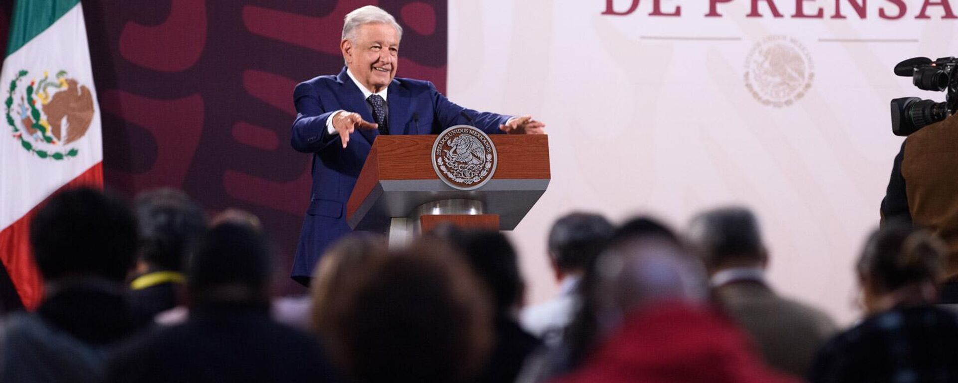 El presidente de México, Andrés Manuel López Obrador. - Sputnik Mundo, 1920, 14.08.2024