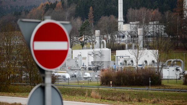 Estación de compresión de gas de Gascade, en la frontera entre Alemania y la República Checa - Sputnik Mundo