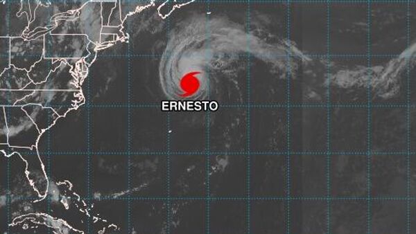 Imagen satelital del huracán Ernesto - Sputnik Mundo