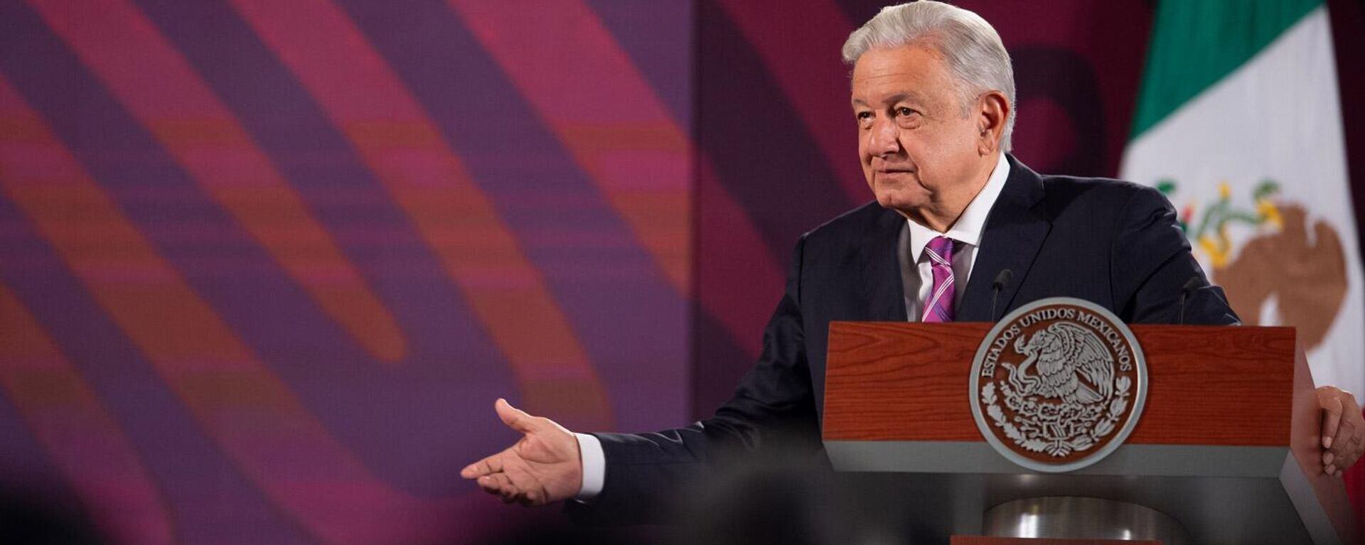 El presidente de México, Andrés Manuel López Obrador. - Sputnik Mundo, 1920, 20.08.2024