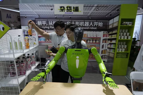 Las autoridades chinas organizan la Conferencia Mundial de Robots desde 2015. Las autoridades chinas organizan la Conferencia Mundial de Robots desde 2015. - Sputnik Mundo