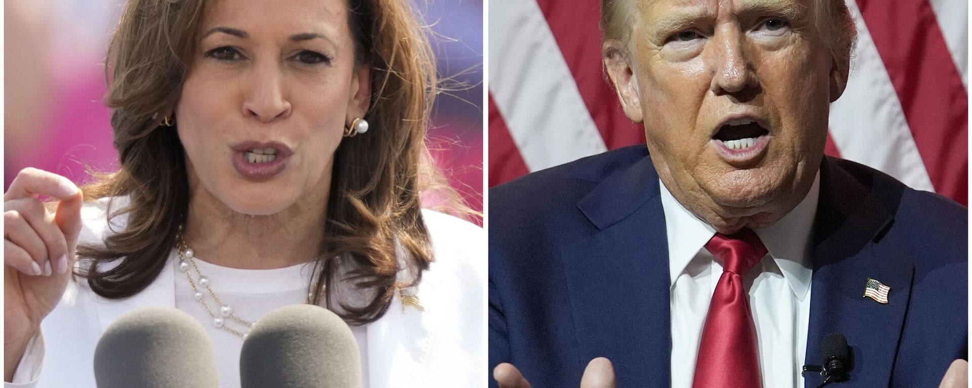 Kamala Harris y Donald Trump - Sputnik Mundo, 1920, 25.10.2024