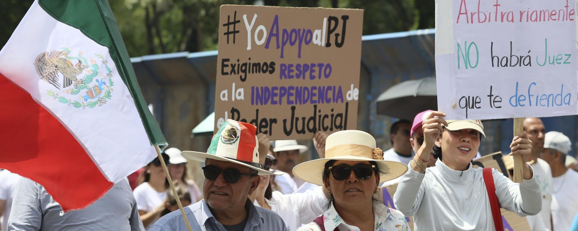 Trabajadores, jueces y magistrados del Poder Judicial mexicano sostienen un paro nacional desde el 19 de agosto de 2024. - Sputnik Mundo, 1920, 28.08.2024