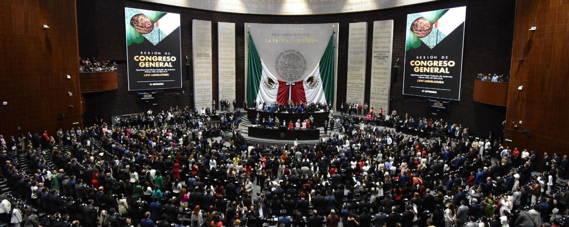 Comienzo de las labores de la LXVI Legislatura de México - Sputnik Mundo, 1920, 02.09.2024