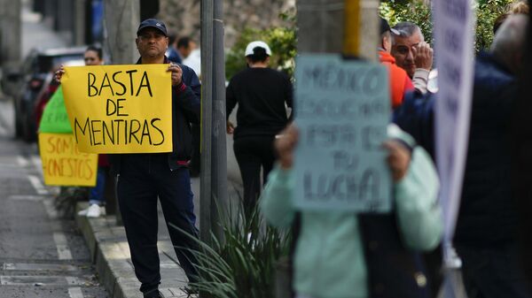 Los trabajadores del Poder Judicial mexicano se han manifestado desde mediados de agosto de 2024. - Sputnik Mundo