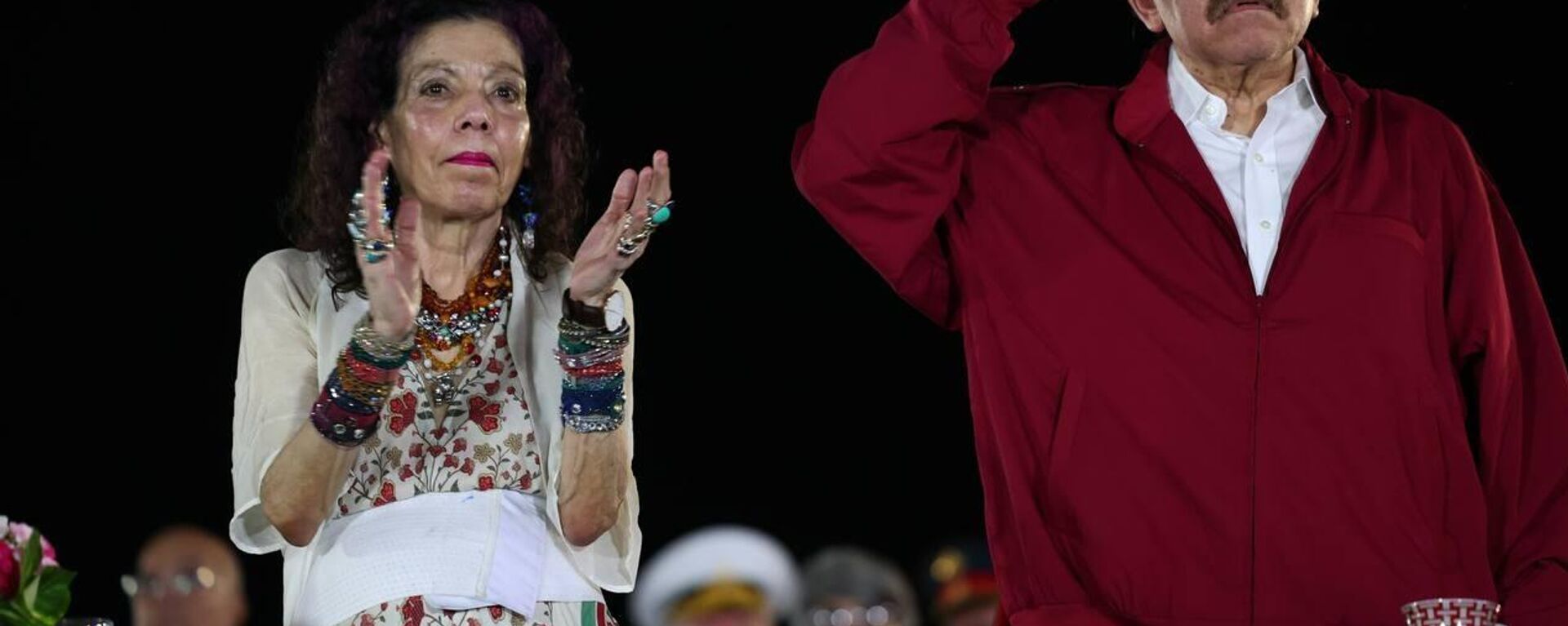 El presidente de Nicaragua, Daniel Ortega, y la vicepresidenta, Rosario Murillo - Sputnik Mundo, 1920, 04.09.2024