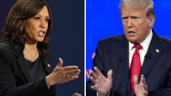 Kamala Harris y Donald Trump - Sputnik Mundo