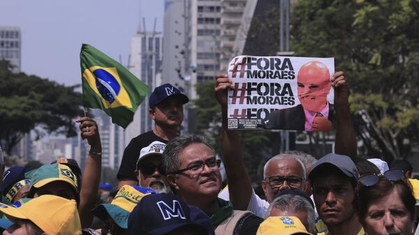 Protestas en Brasil contra el ministro Alexandre de Moraes - Sputnik Mundo