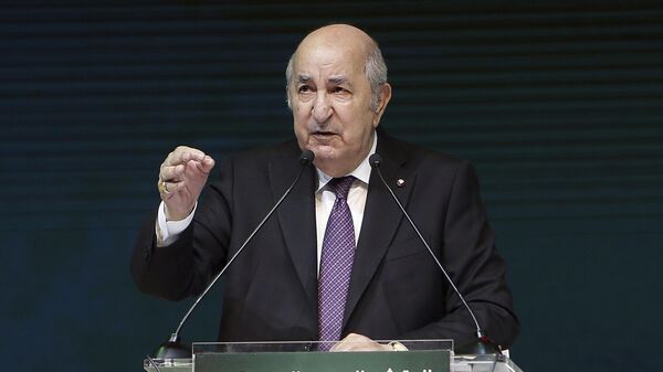 Abdelmadjid Tebboune, presidente de Argelia - Sputnik Mundo