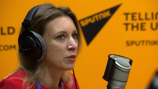 María Zajárova, portavoz de la Cancillería rusa - Sputnik Mundo