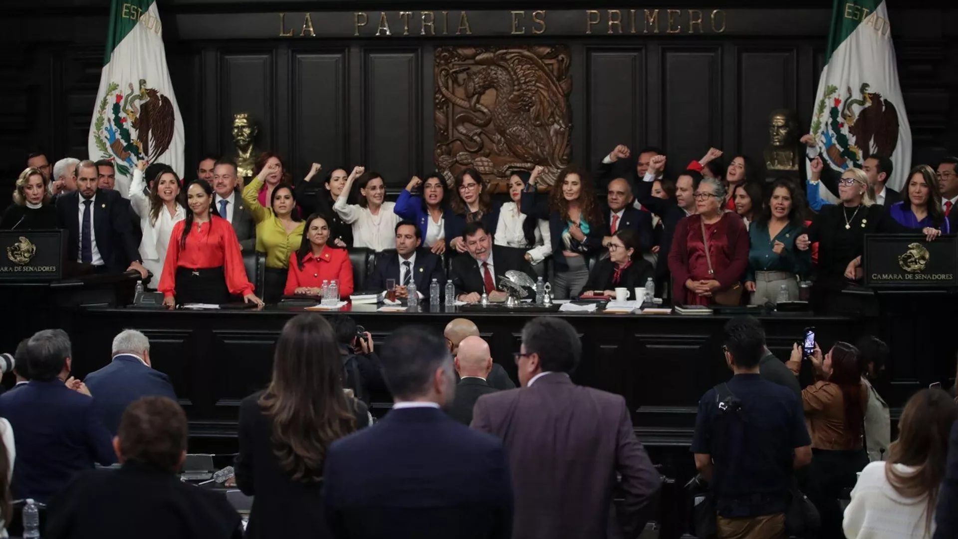 El Senado de la República (Cámara alta) aprobó, en lo general y lo particular, la reforma al Poder Judicial en México. - Sputnik Mundo, 1920, 12.09.2024