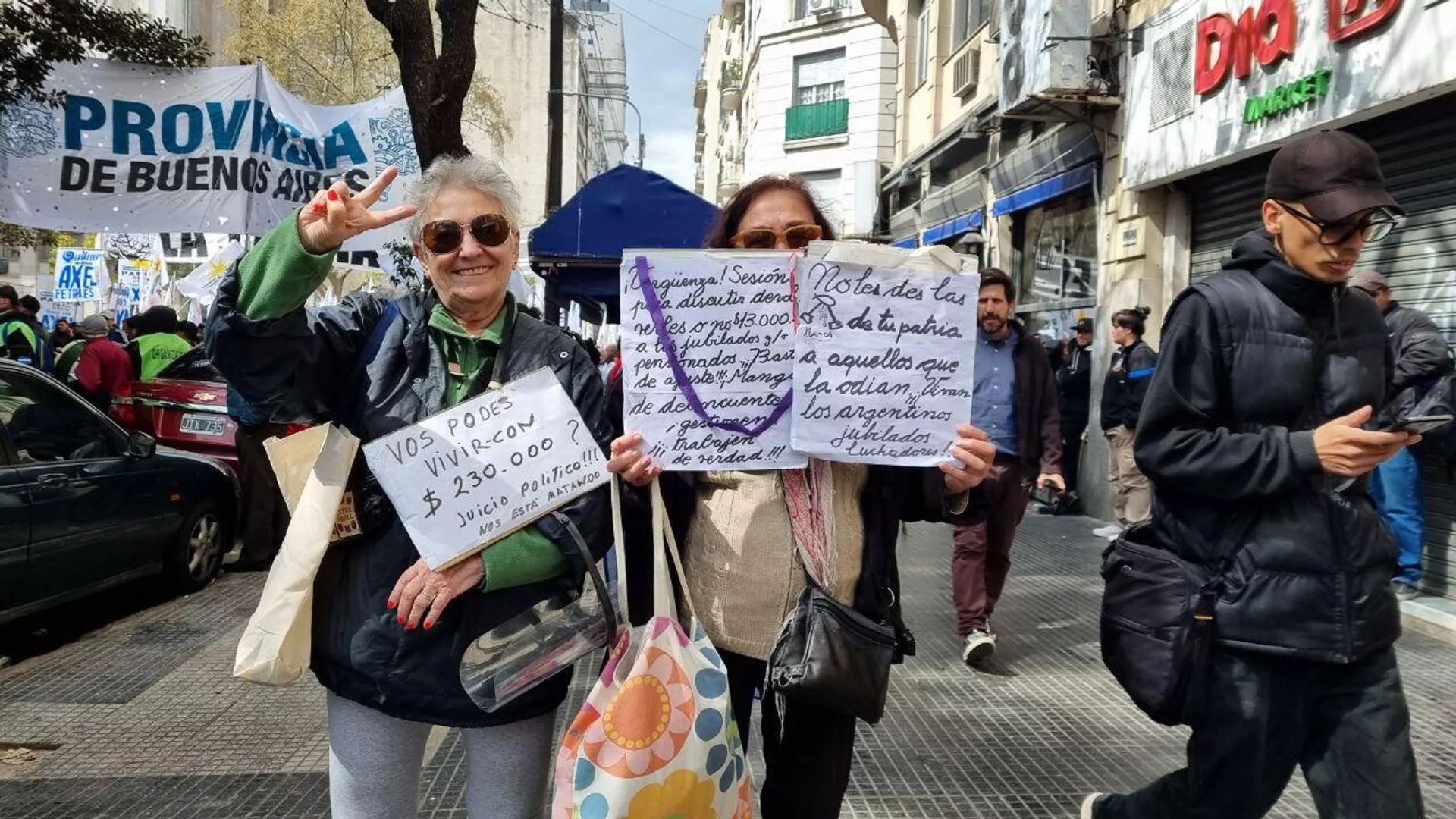 Jubilados protestan en Argentina.  - Sputnik Mundo, 1920, 11.09.2024