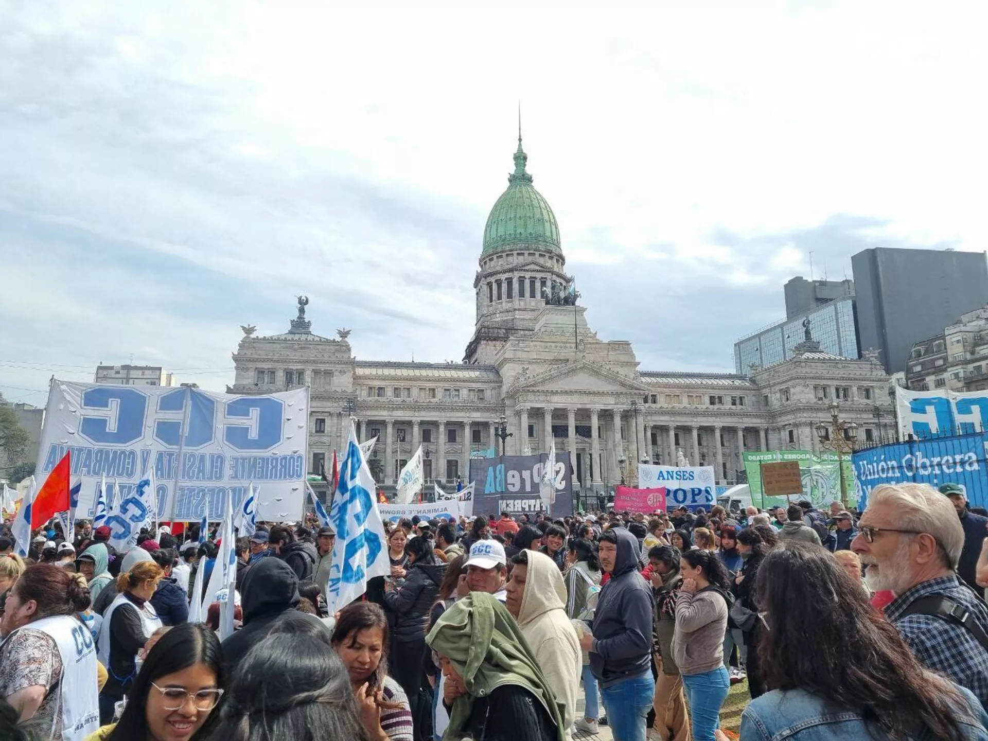 Protestas de organizaciones sociales en Argentina.  - Sputnik Mundo, 1920, 11.09.2024