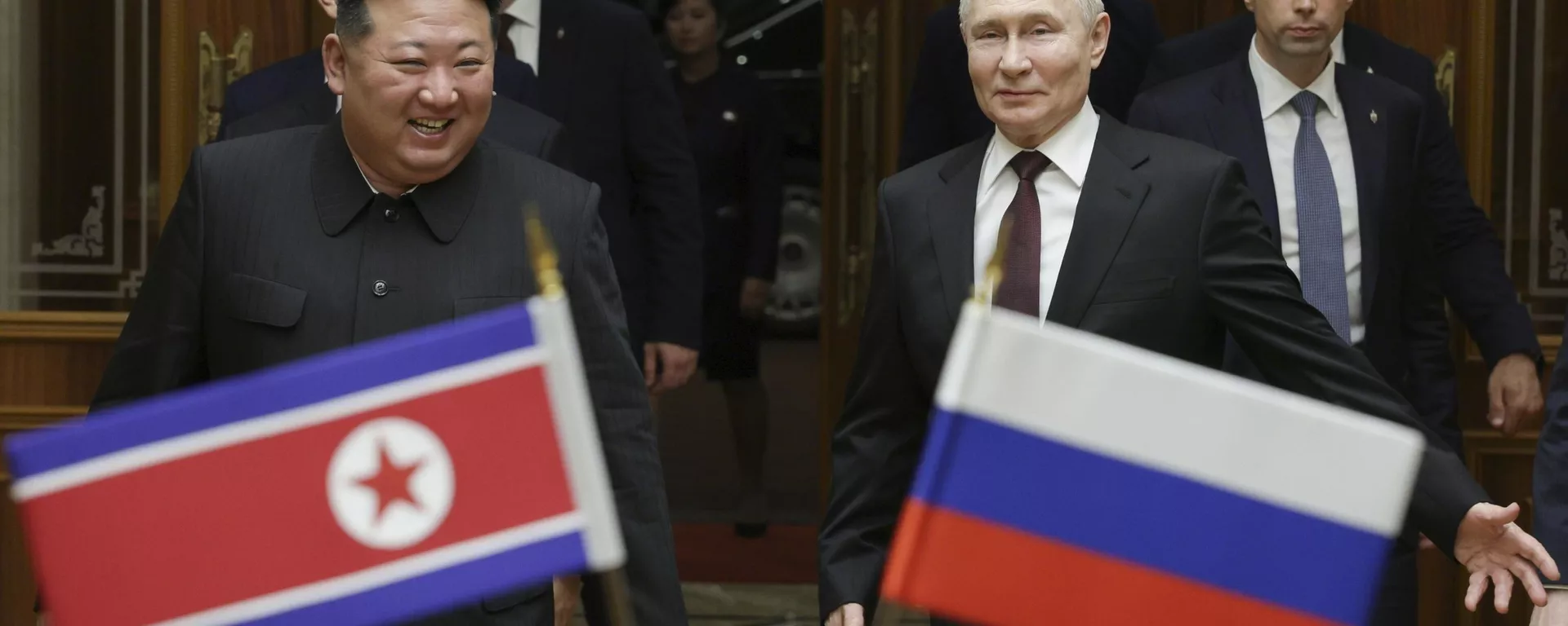 Kim Jong-un y Vladímir Putin - Sputnik Mundo, 1920, 14.09.2024