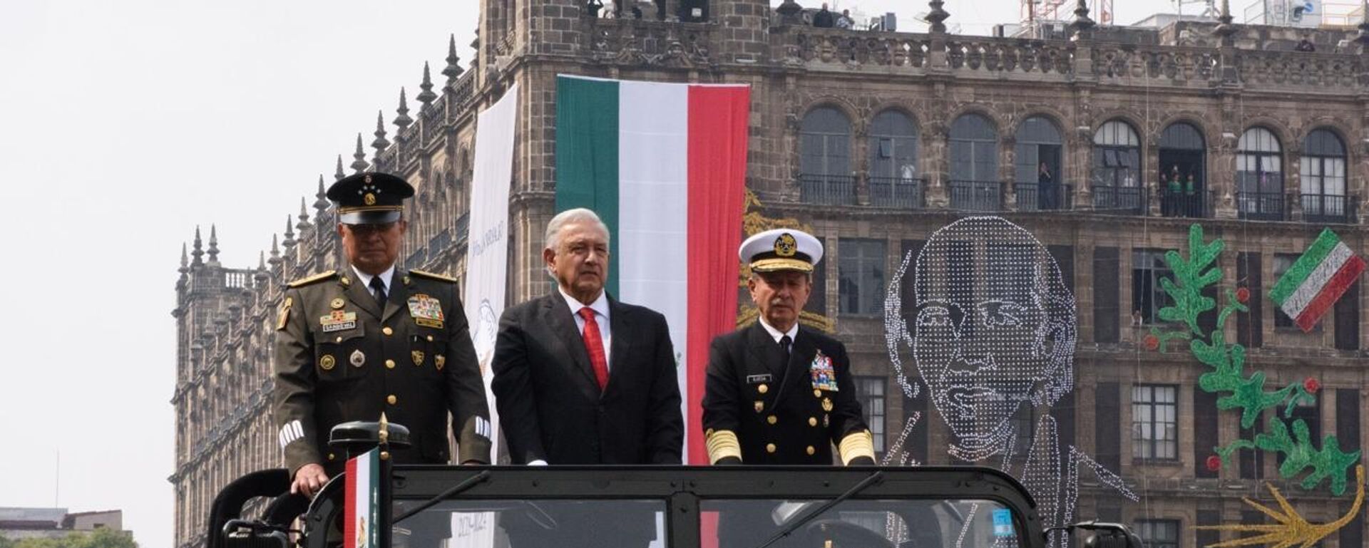 AMLO encabeza el desfile militar  - Sputnik Mundo, 1920, 16.09.2024