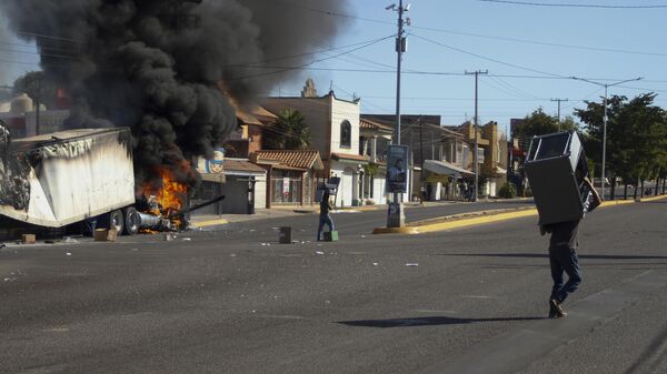 La ola de violencia en el estado norteño de Sinaloa, México, ha afectado a la población en las últimas semanas. - Sputnik Mundo