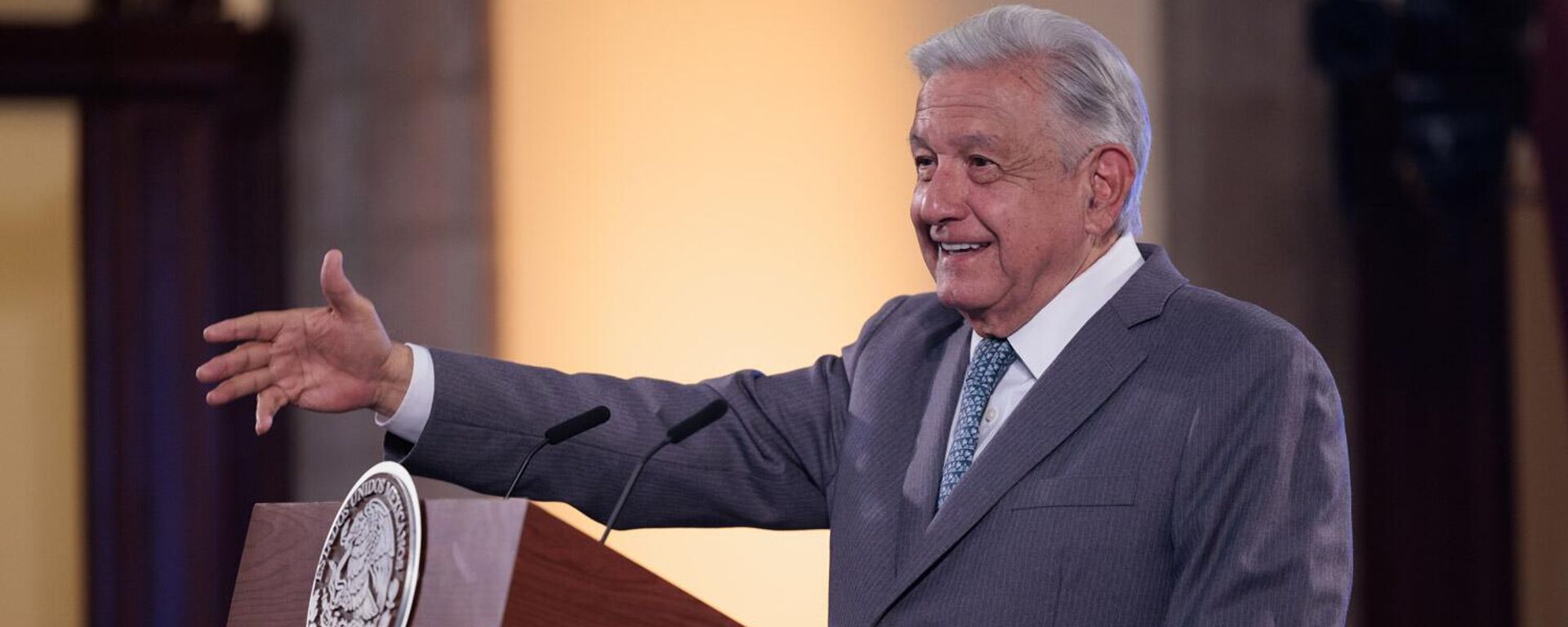 El presidente de México, Andrés Manuel López Obrador. - Sputnik Mundo, 1920, 18.09.2024