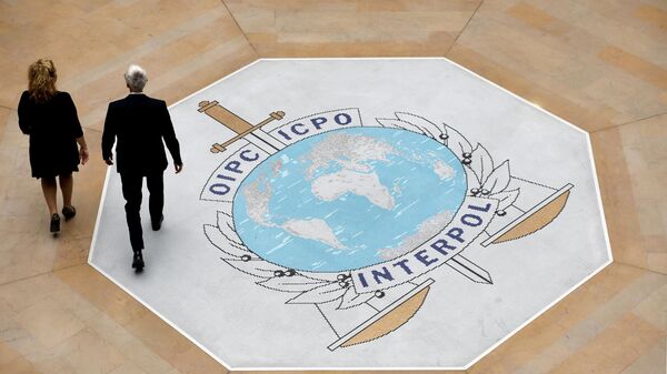 El logo de Interpol (imagen referencial)  - Sputnik Mundo