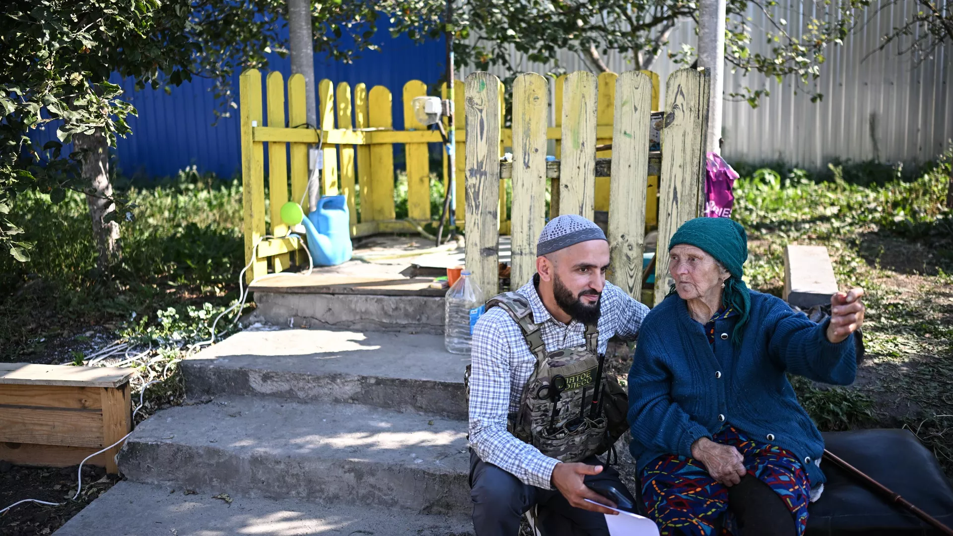 Los residentes de la región rusa de Kursk Los residentes de la región rusa de Kursk