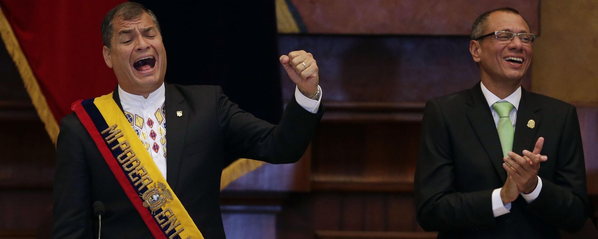 Rafael Correa y Jorge Glas (archivo) - Sputnik Mundo, 1920, 09.10.2024