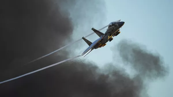 Un caza F-15 de la Fuerza Aérea israelí - Sputnik Mundo