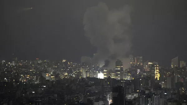 Ataque israelí contra Beirut, el Líbano, el 10 de octubre de 2024 - Sputnik Mundo