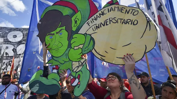 Movilizaciones en Argentina  - Sputnik Mundo