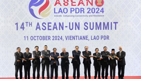 La 14.ª Cumbre ASEAN-ONU en Vientián, la capital de Laos, el 11 de octubre, 2024 - Sputnik Mundo