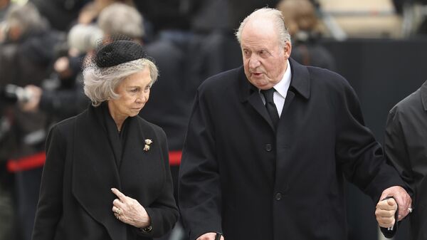 Juan Carlos I y su esposa, Sofía  - Sputnik Mundo