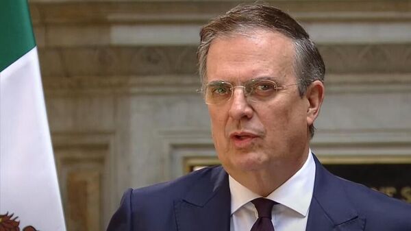 El secretario de Economía de México, Marcelo Ebrard. - Sputnik Mundo
