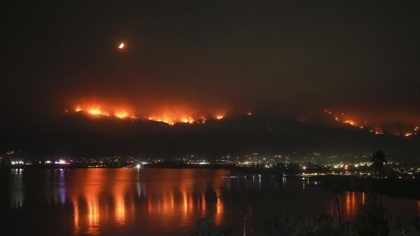 Incendios en California, EEUU - Sputnik Mundo