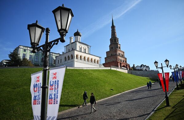 Este año Rusia ostenta la presidencia de los BRICS. La XVI Cumbre del grupo se celebra en la capital de la república rusa de Tatarstán, Kazán, del 22 al 24 de octubre. - Sputnik Mundo