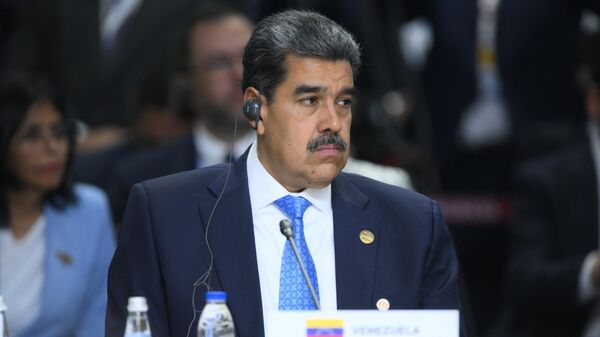 Nicolás Maduro, presidente de Venezuela, durante la sesión plenaria de la Cumbre de los BRICS en el formato BRICS Plus, Kazán, Rusia, el 24 de octubre de 2024 - Sputnik Mundo