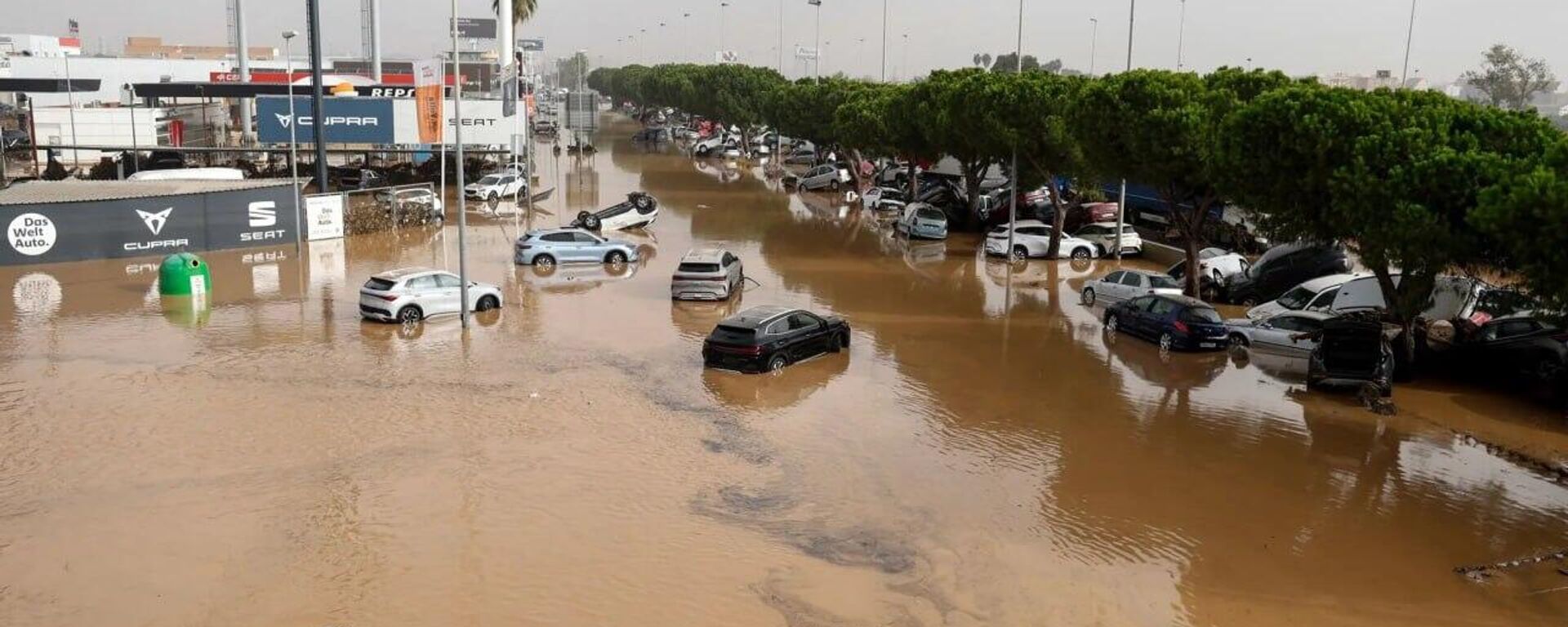 Las inundaciones en la Comunidad de Valencia, en España, el 30 de octubre de 2024 - Sputnik Mundo, 1920, 30.10.2024