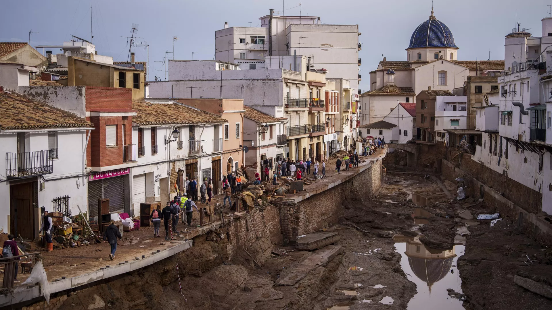 Zona afectada por las inundaciones en Chiva, España, el 1 de noviembre de 2024 - Sputnik Mundo, 1920, 01.11.2024