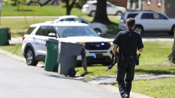 Agente de policía estadounidense - Sputnik Mundo