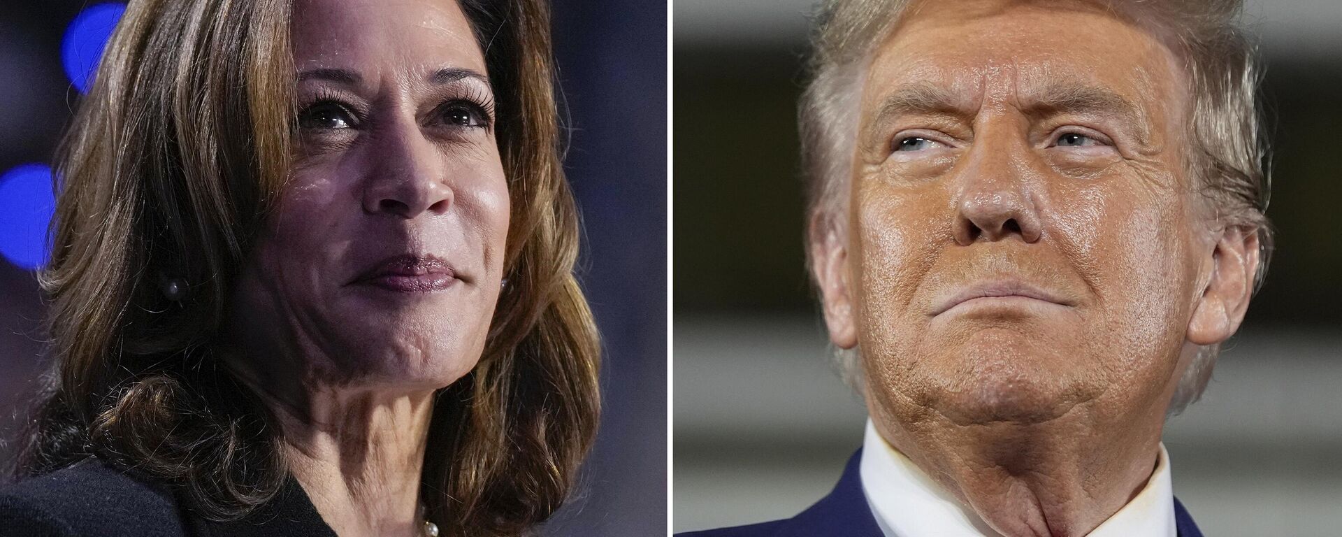 La vicepresidenta de EEUU, Kamala Harris, y el exmandatario estadounidense, Donald Trump  - Sputnik Mundo, 1920, 04.11.2024