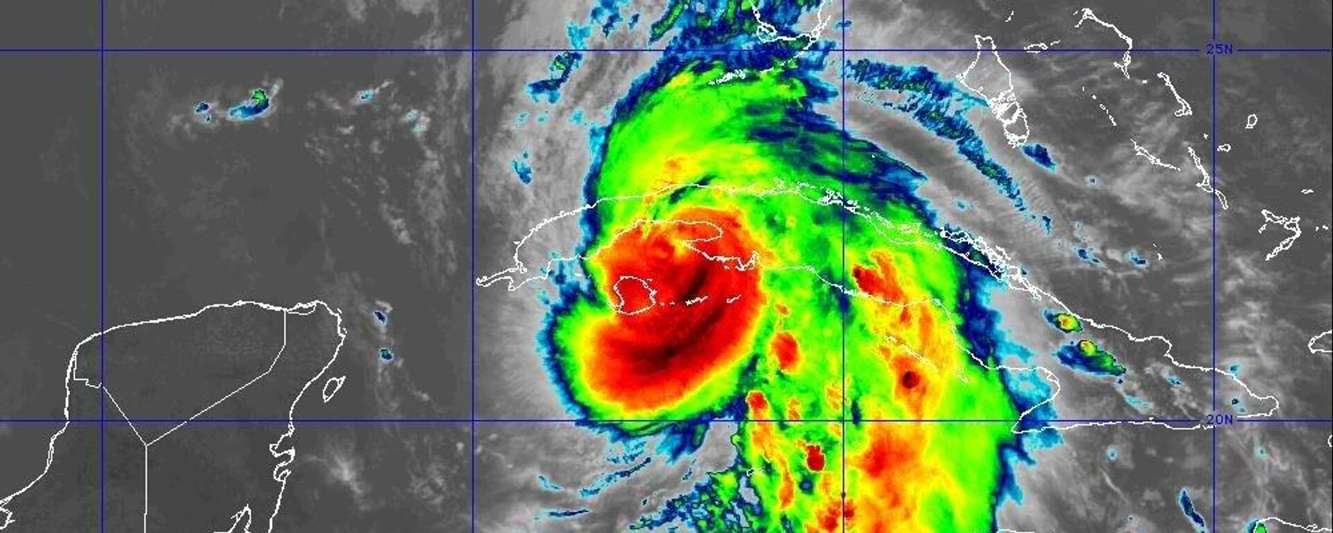 El huracán Rafael sobre la isla de Cuba - Sputnik Mundo, 1920, 06.11.2024
