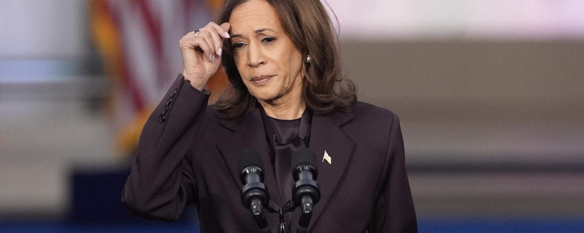 La vicepresidenta demócrata Kamala Harris acepta su derrota en la Universidad Howard de Washington - Sputnik Mundo, 1920, 06.11.2024