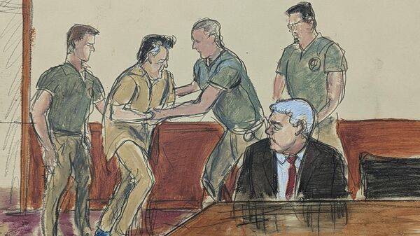 Ismael 'Mayo' Zambada, cofundador del cartel de Sinaloa (segundo, de izquierda a derecha), fue detenido en EEUU. - Sputnik Mundo