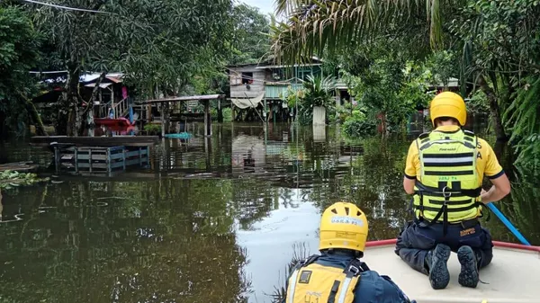 Lluvias en Costa Rica - Sputnik Mundo