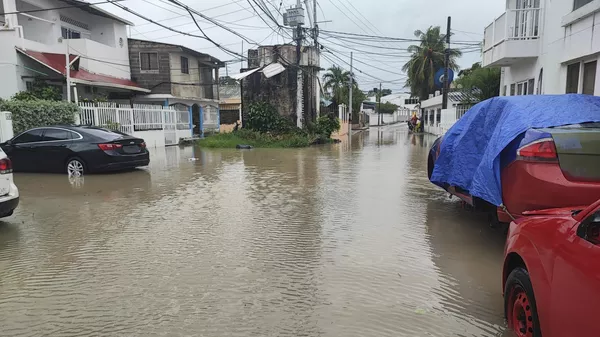 Una inundación en Colombia  - Sputnik Mundo