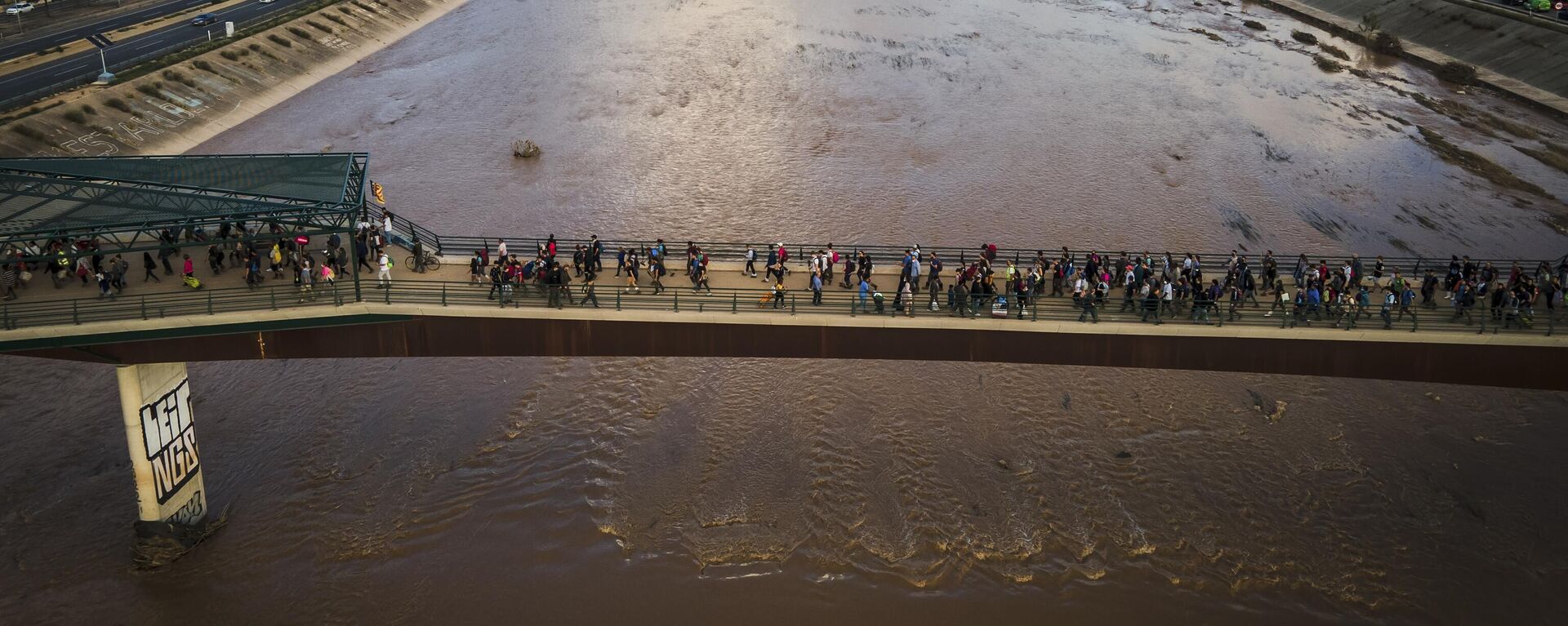 La DANA ha causado fuertes inundaciones en varias regiones de España, entre ellas, Valencia. - Sputnik Mundo, 1920, 16.11.2024
