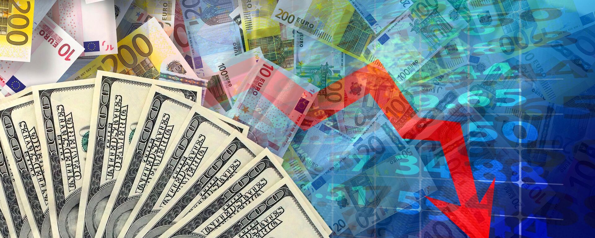 Euros y dólares - Sputnik Mundo, 1920, 17.11.2024