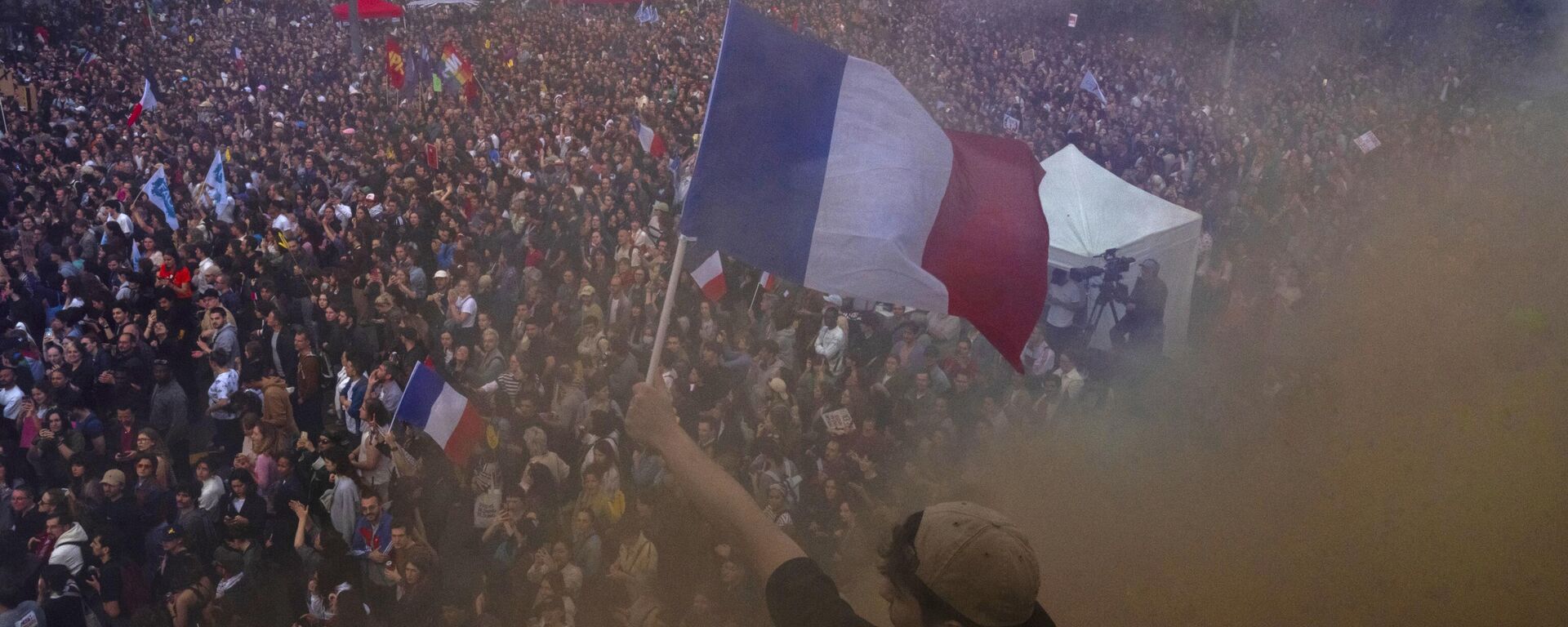 Protestas políticas en París, Francia, el julio de 2024 - Sputnik Mundo, 1920, 20.11.2024