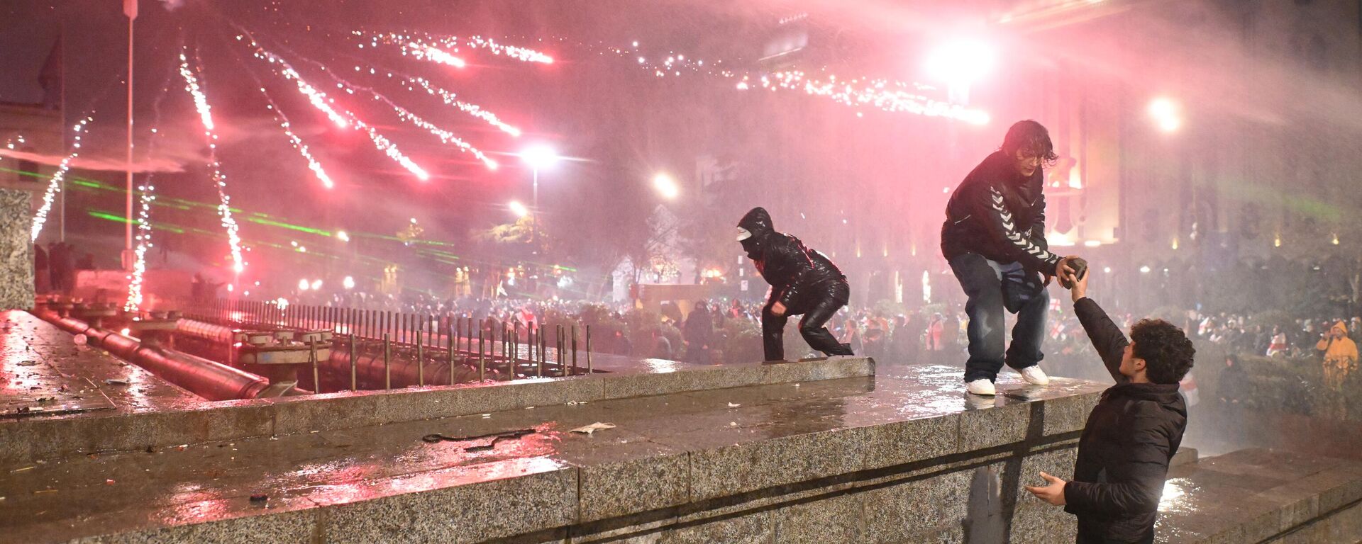 Protestas de la oposición en Tiflis, Georgia - Sputnik Mundo, 1920, 02.12.2024