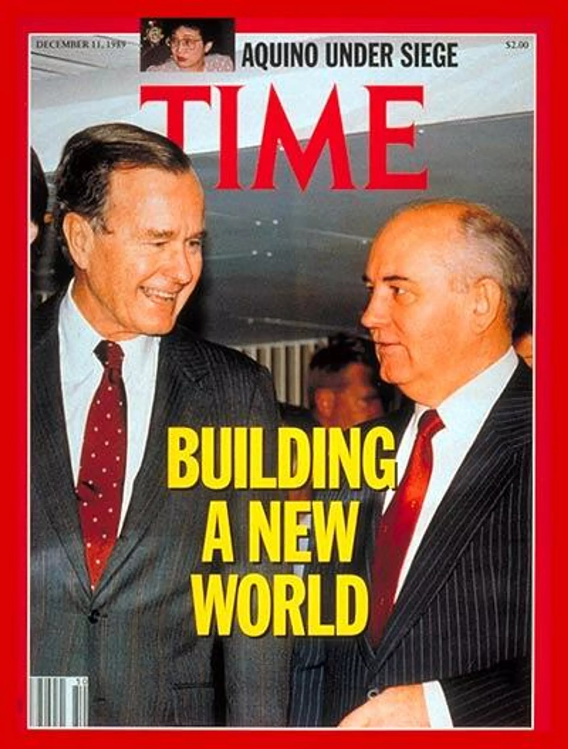 Portada de la revista Time dedicada a la reunión Gorbachov-Bush en Malta, diciembre de 1989. - Sputnik Mundo, 1920, 02.12.2024