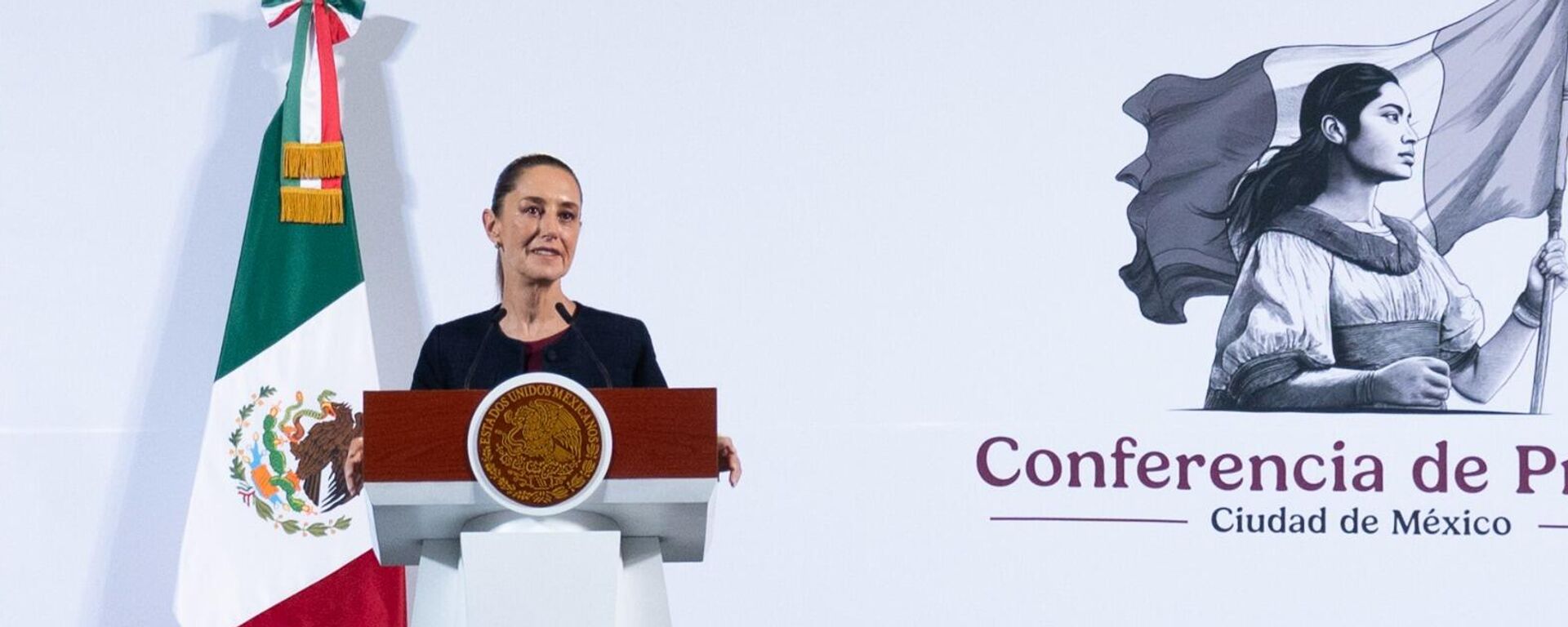 La presidenta de México, Claudia Sheinbaum. - Sputnik Mundo, 1920, 02.12.2024